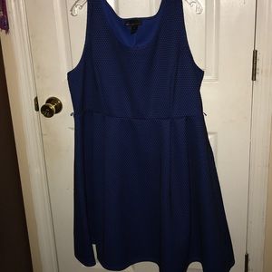 Blue Patterned Dress